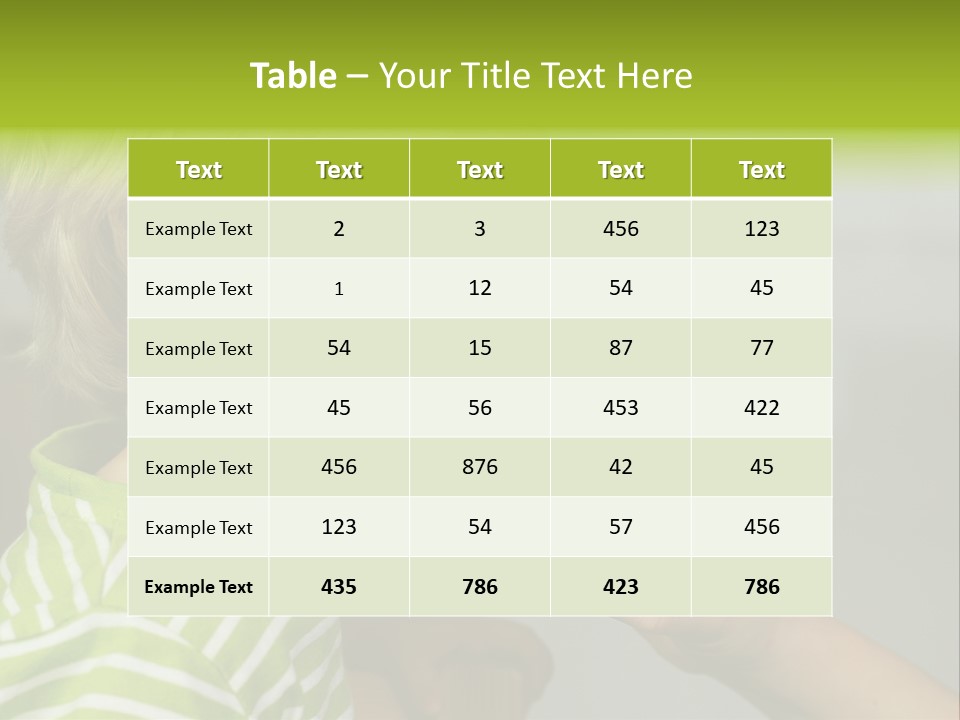 Conceptual Small Garden PowerPoint Template