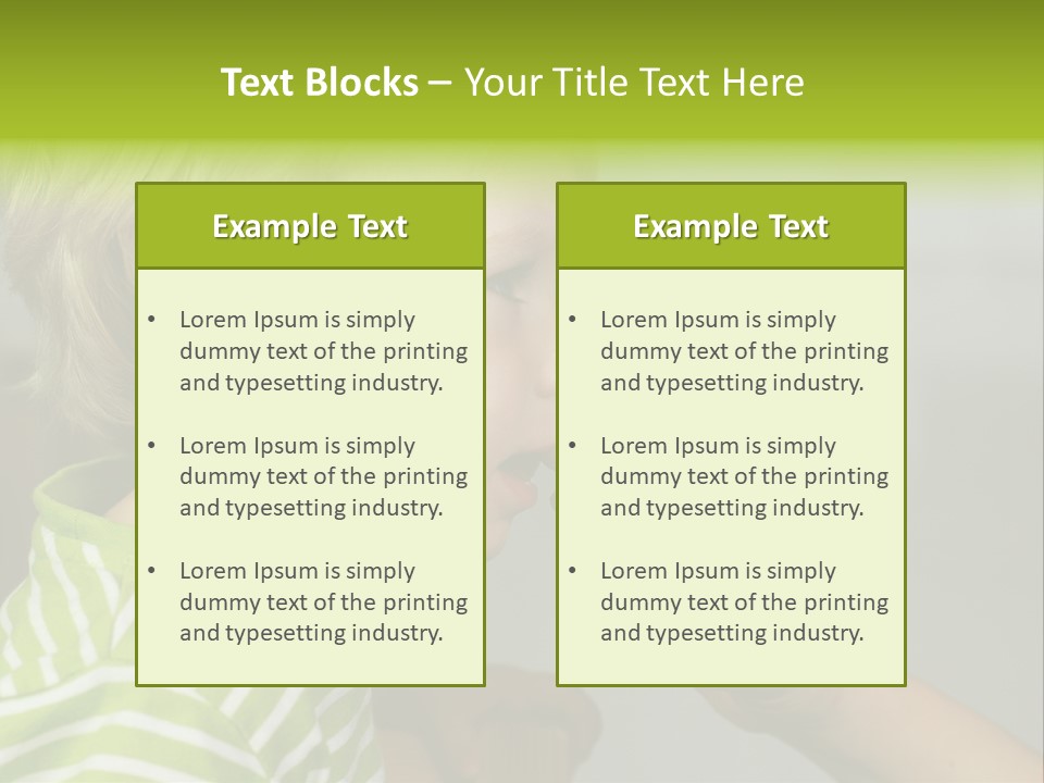 Conceptual Small Garden PowerPoint Template