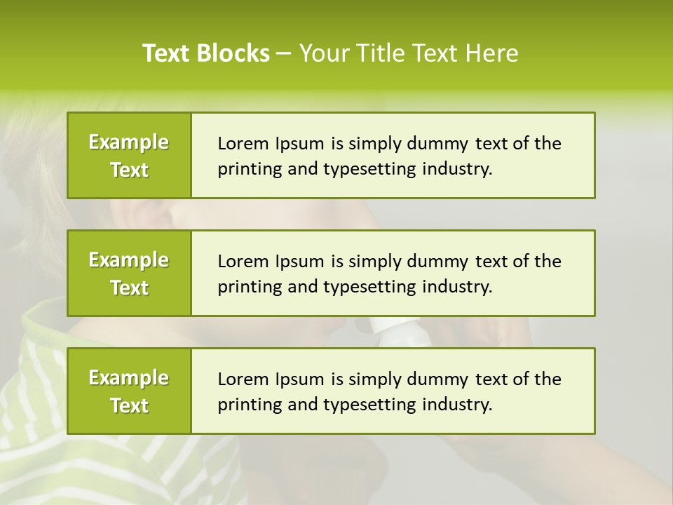 Conceptual Small Garden PowerPoint Template