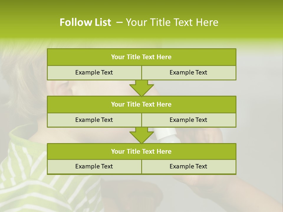 Conceptual Small Garden PowerPoint Template