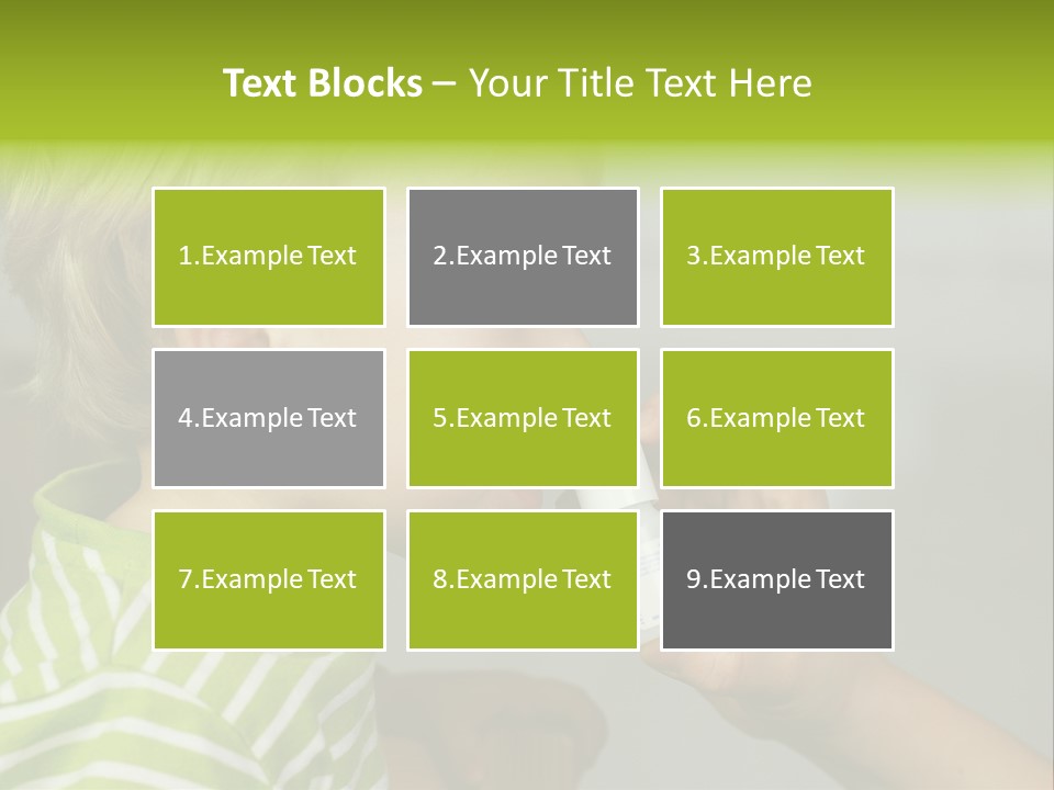 Conceptual Small Garden PowerPoint Template