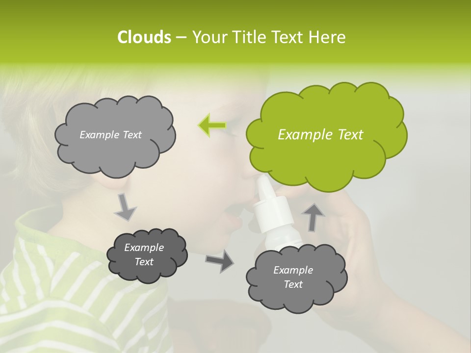 Conceptual Small Garden PowerPoint Template