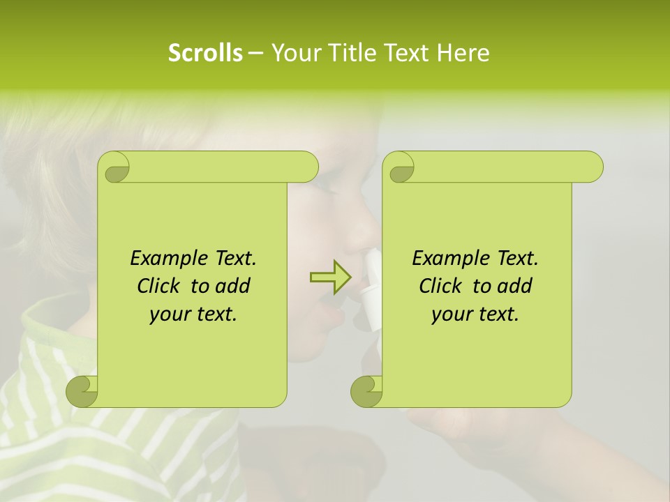 Conceptual Small Garden PowerPoint Template