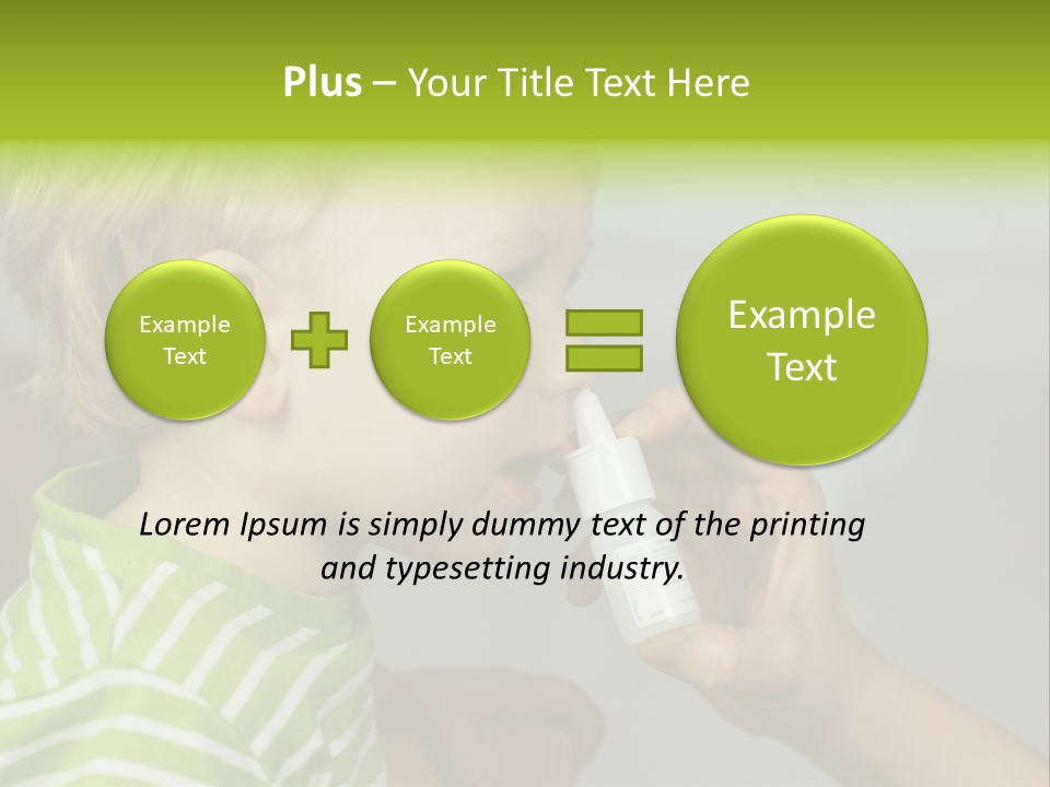 Conceptual Small Garden PowerPoint Template