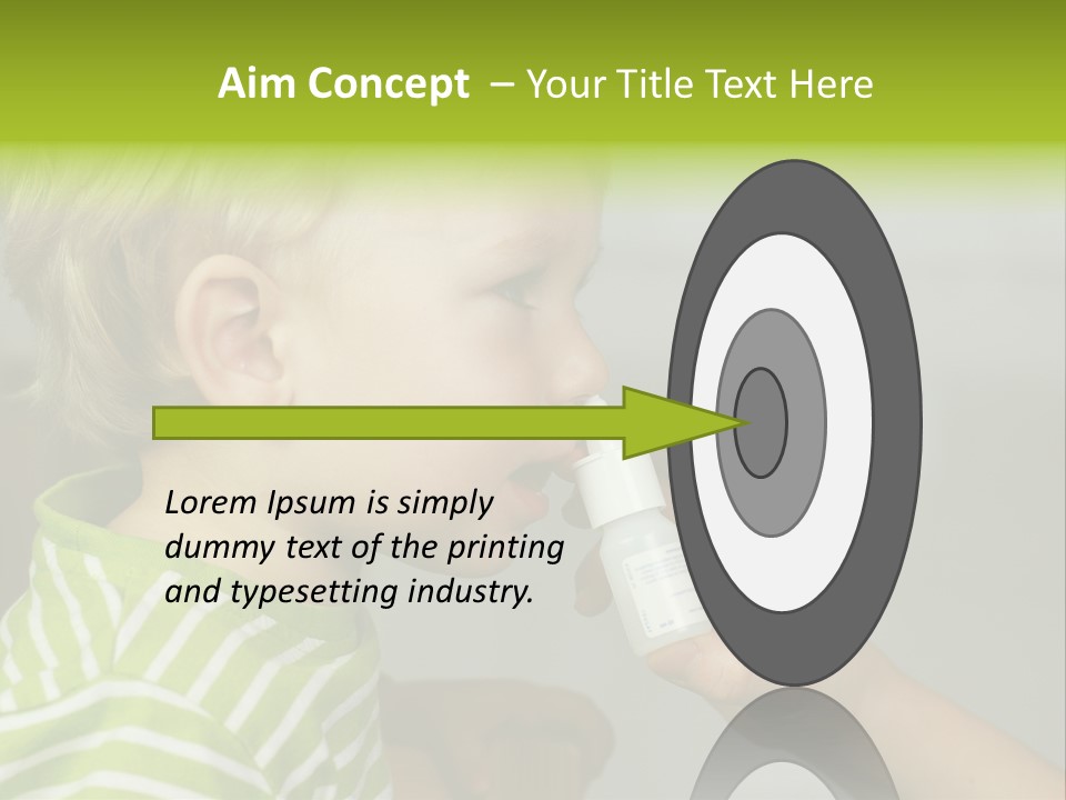 Conceptual Small Garden PowerPoint Template