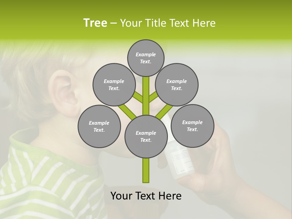 Conceptual Small Garden PowerPoint Template
