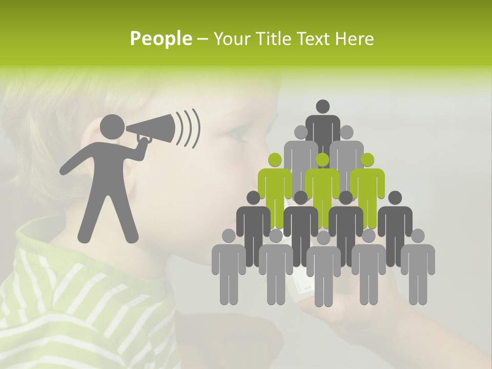 Conceptual Small Garden PowerPoint Template