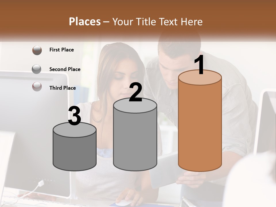 Rent House Model PowerPoint Template