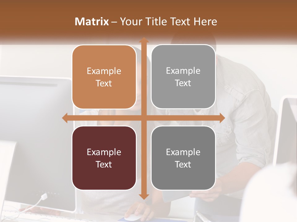 Rent House Model PowerPoint Template
