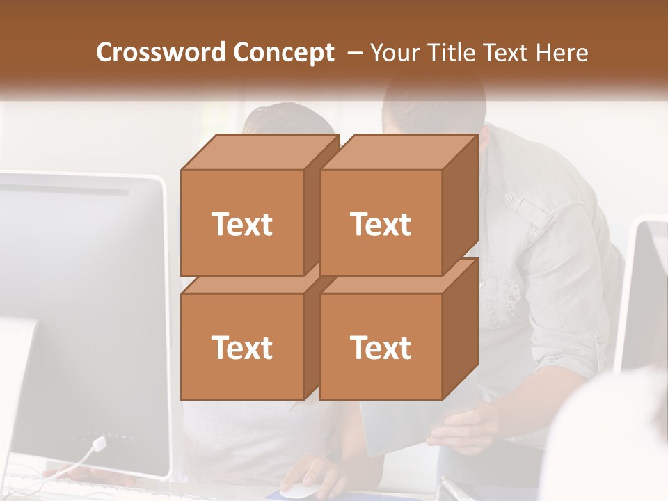 Rent House Model PowerPoint Template