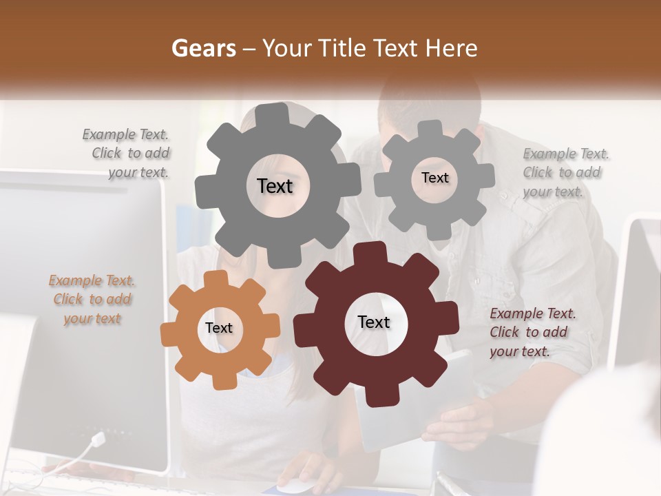 Rent House Model PowerPoint Template