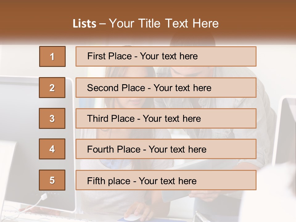 Rent House Model PowerPoint Template