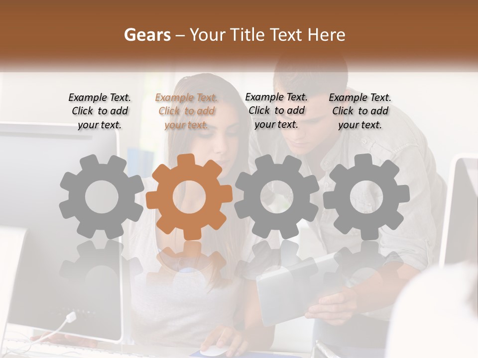 Rent House Model PowerPoint Template