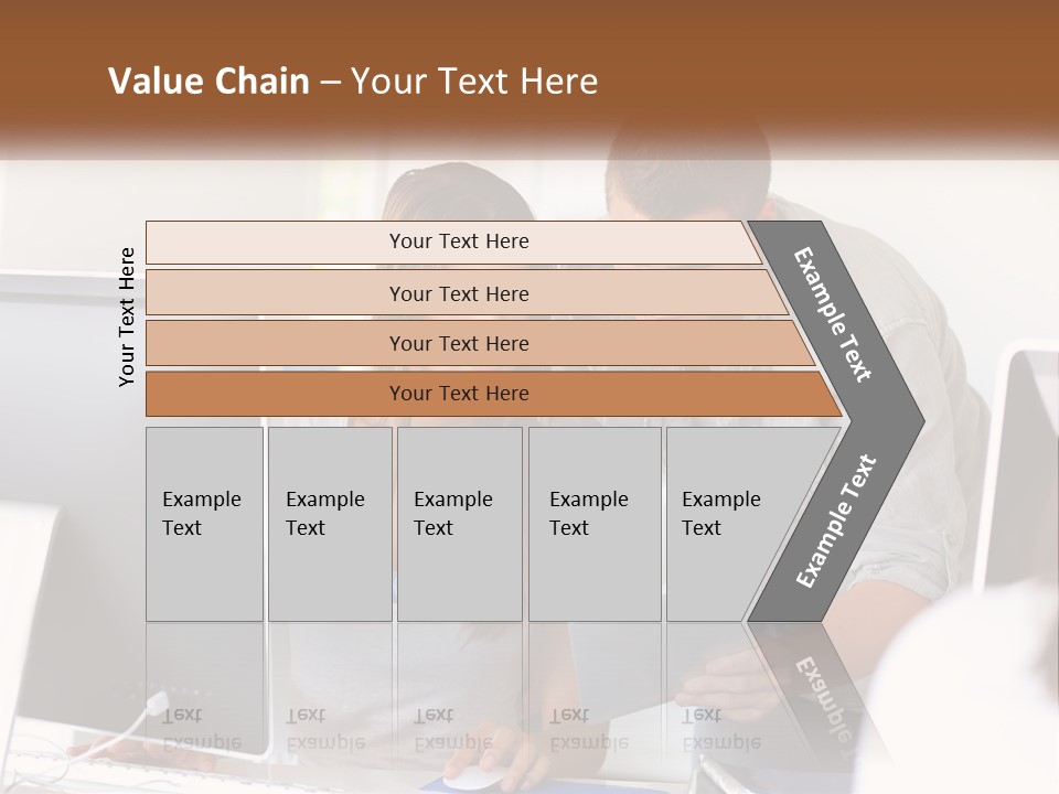 Rent House Model PowerPoint Template