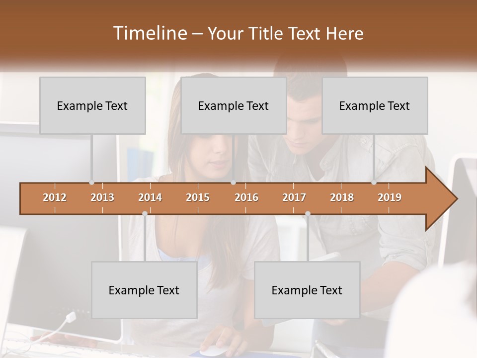 Rent House Model PowerPoint Template