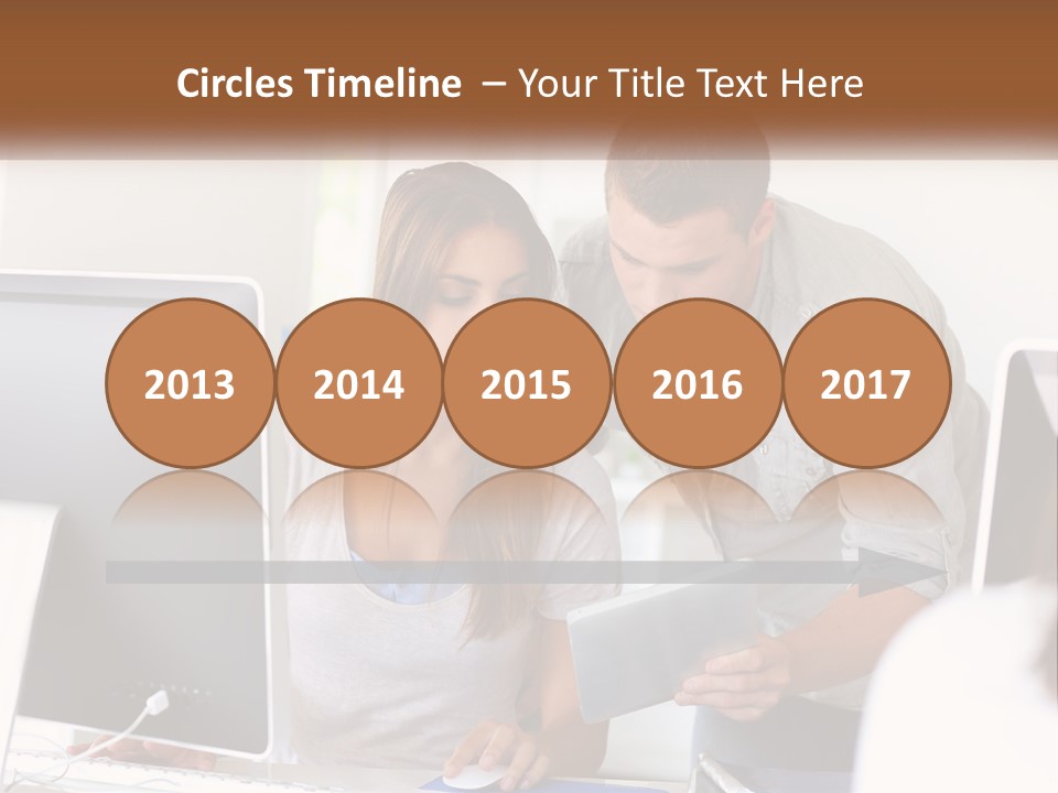 Rent House Model PowerPoint Template