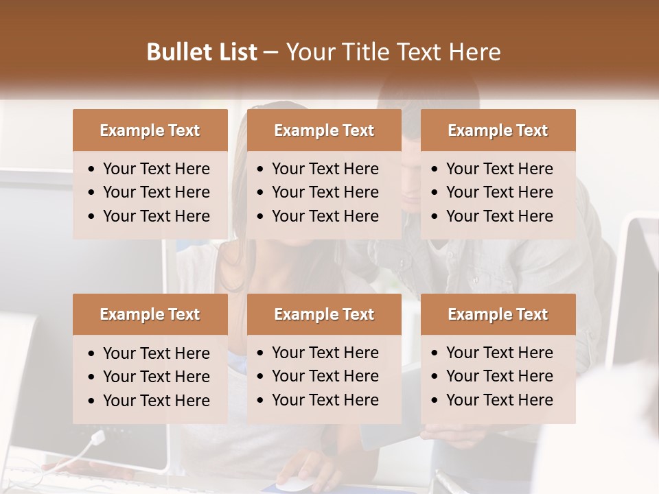 Rent House Model PowerPoint Template