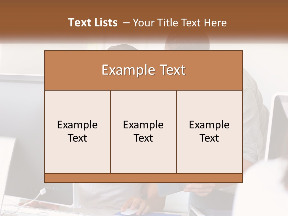 Rent House Model PowerPoint Template