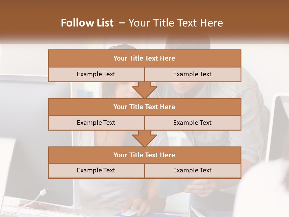 Rent House Model PowerPoint Template