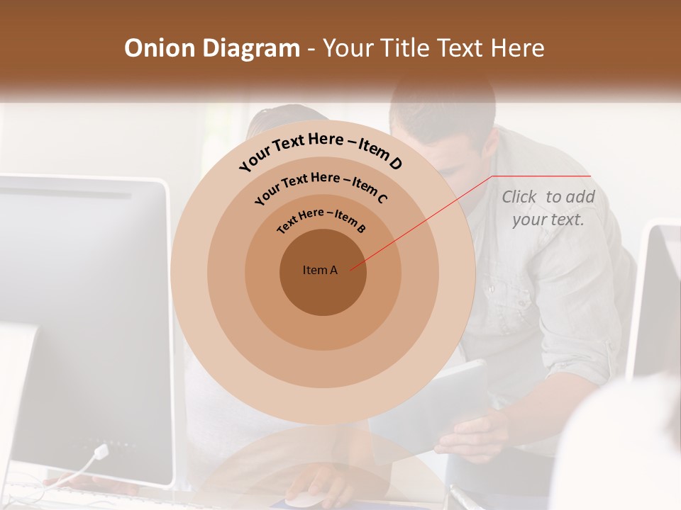 Rent House Model PowerPoint Template