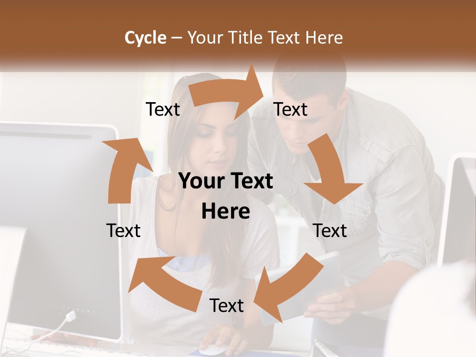 Rent House Model PowerPoint Template