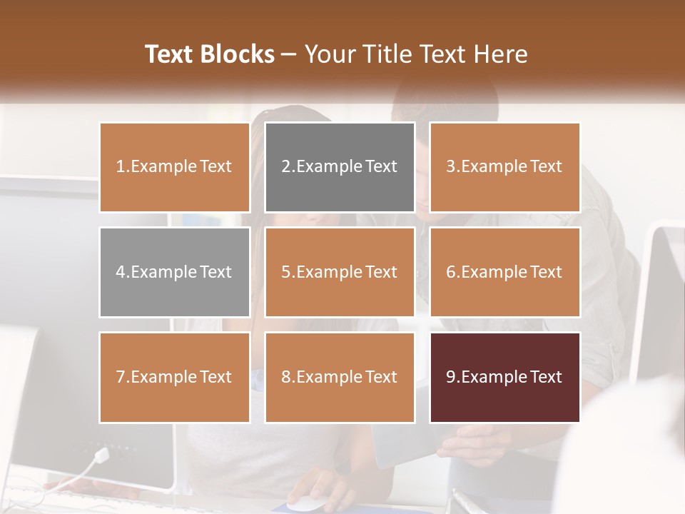 Rent House Model PowerPoint Template