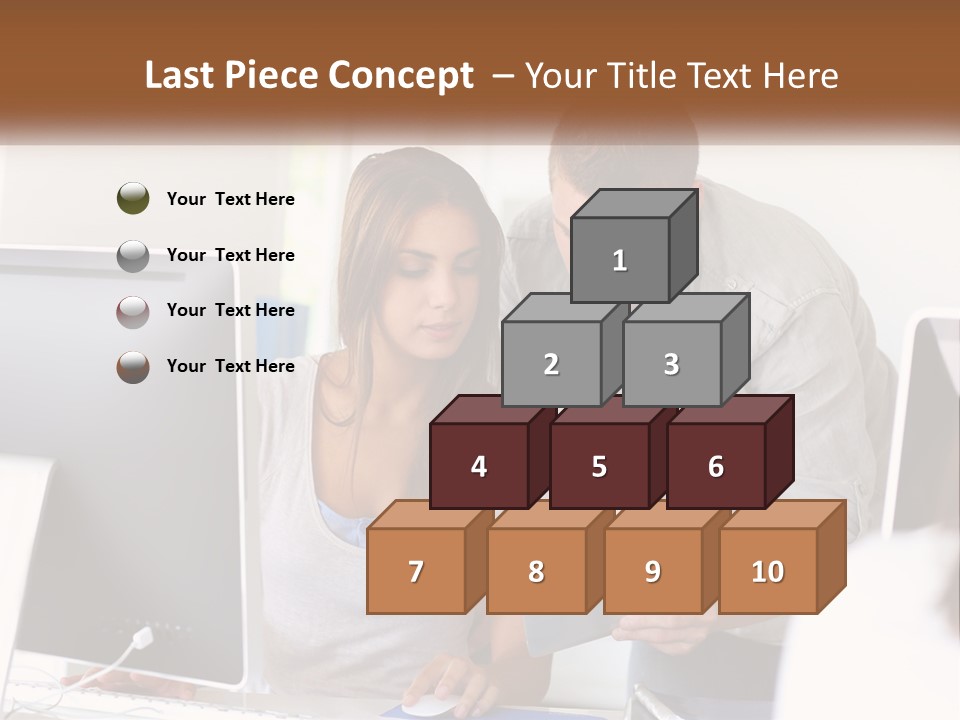 Rent House Model PowerPoint Template