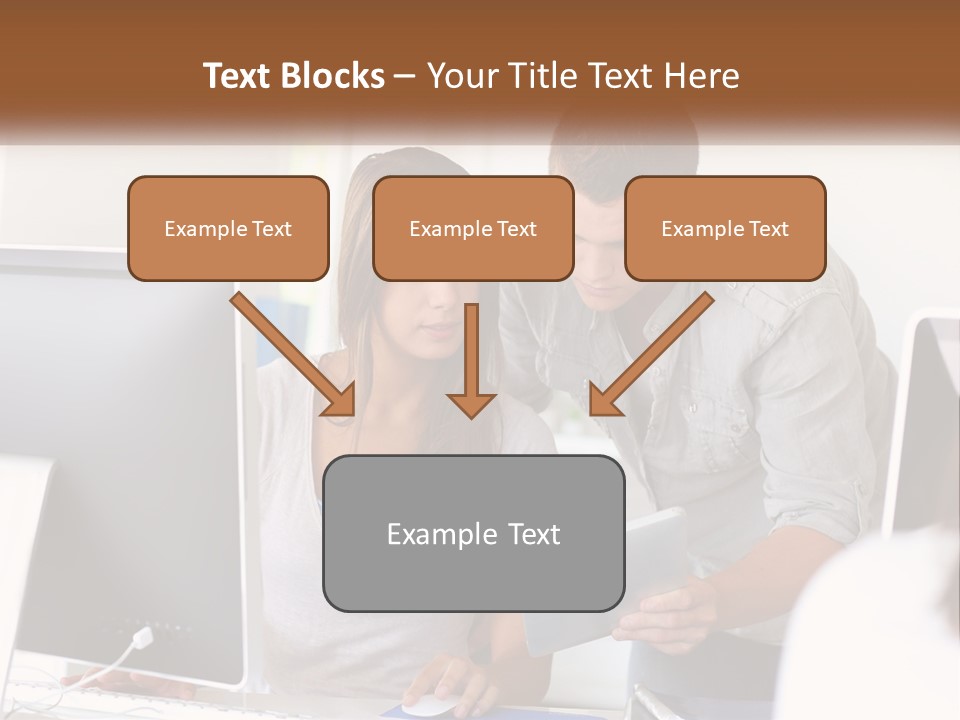 Rent House Model PowerPoint Template