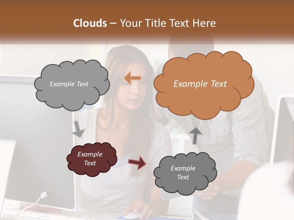 Rent House Model PowerPoint Template