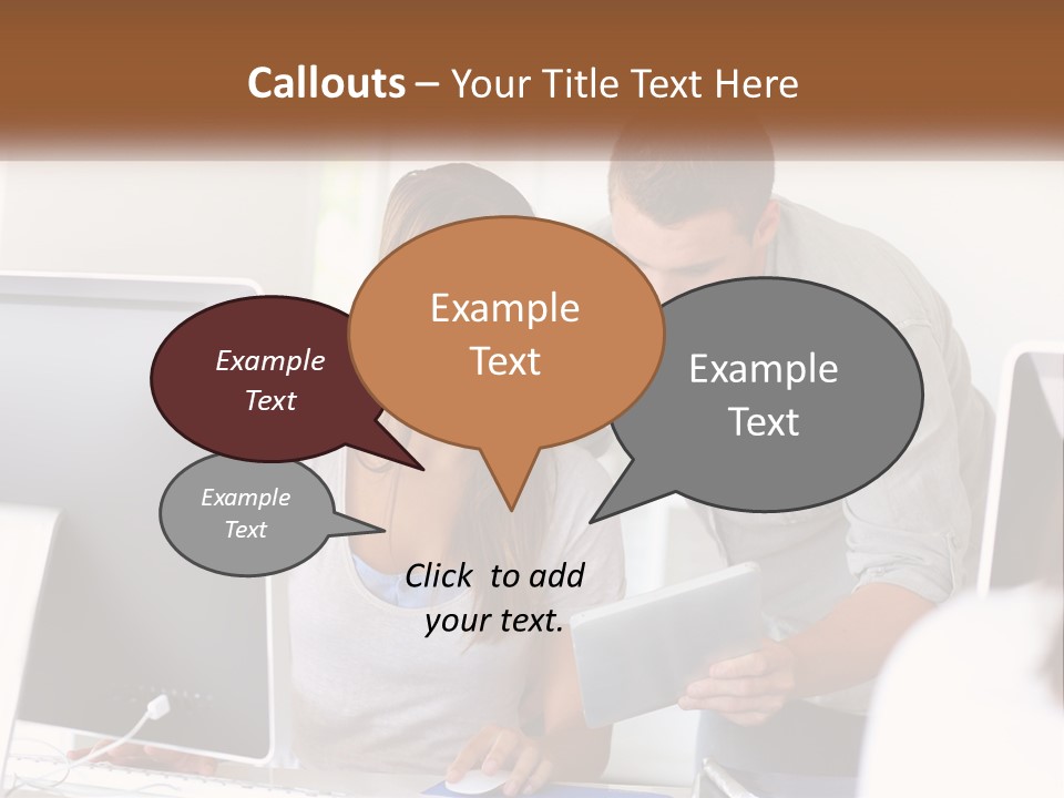 Rent House Model PowerPoint Template