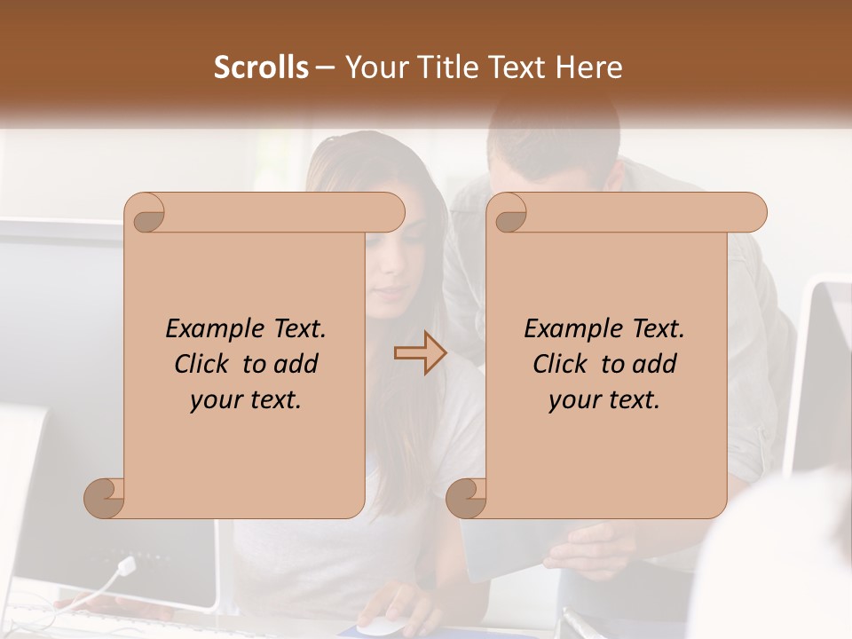Rent House Model PowerPoint Template