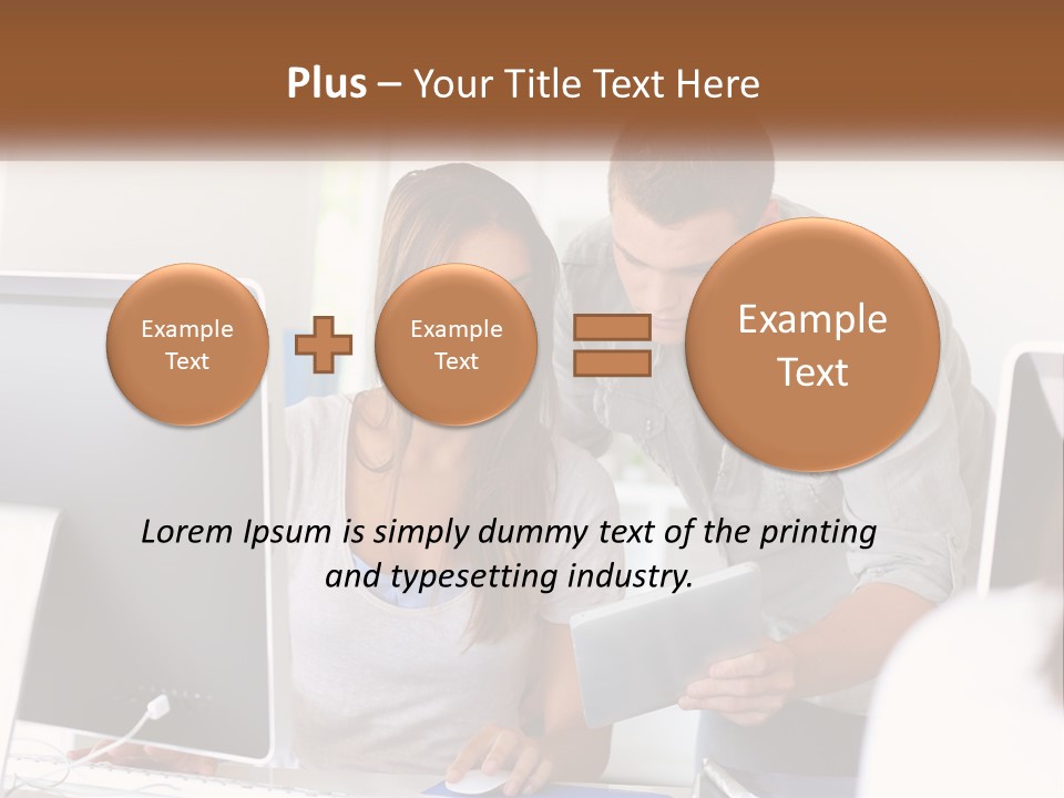 Rent House Model PowerPoint Template