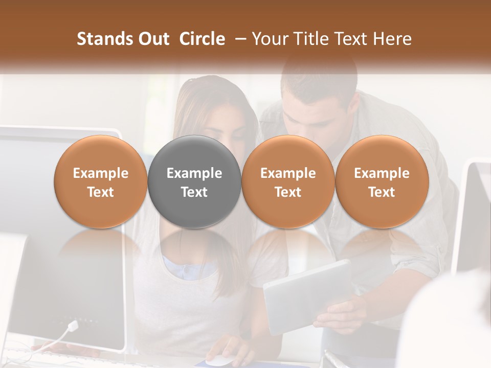 Rent House Model PowerPoint Template