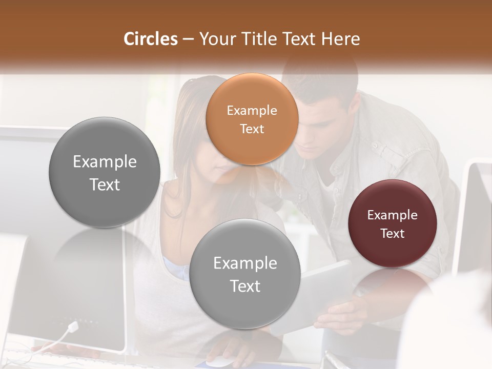 Rent House Model PowerPoint Template