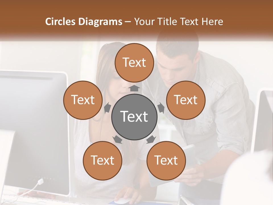 Rent House Model PowerPoint Template