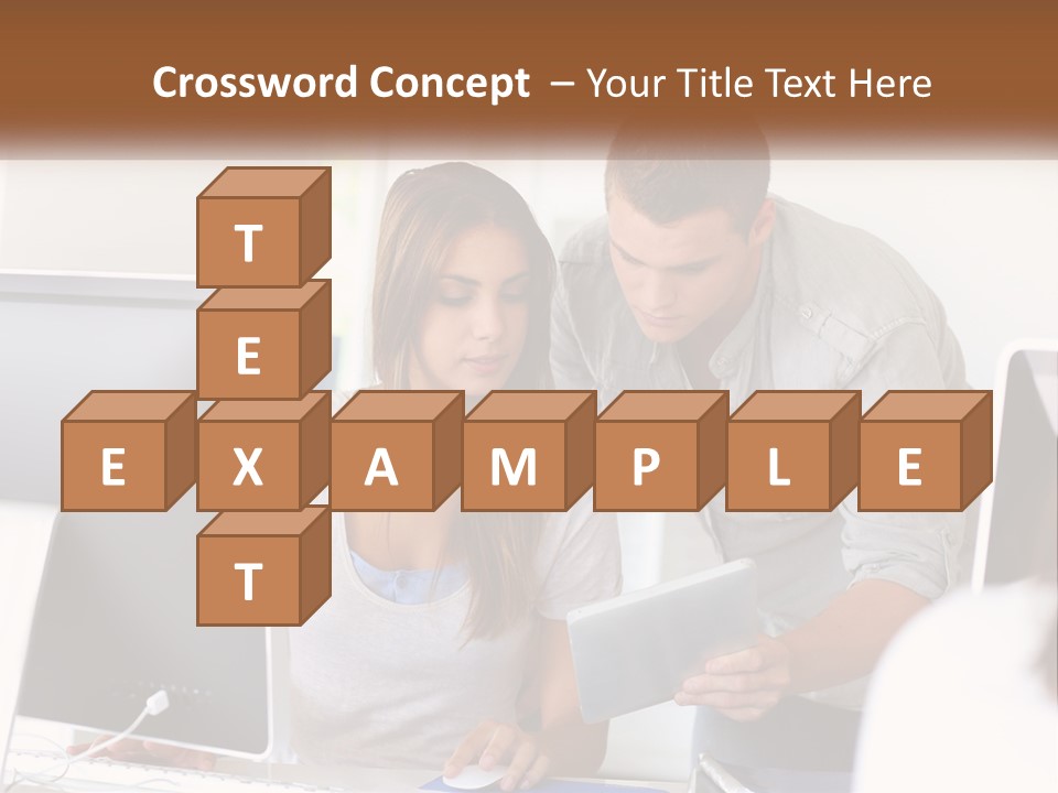 Rent House Model PowerPoint Template