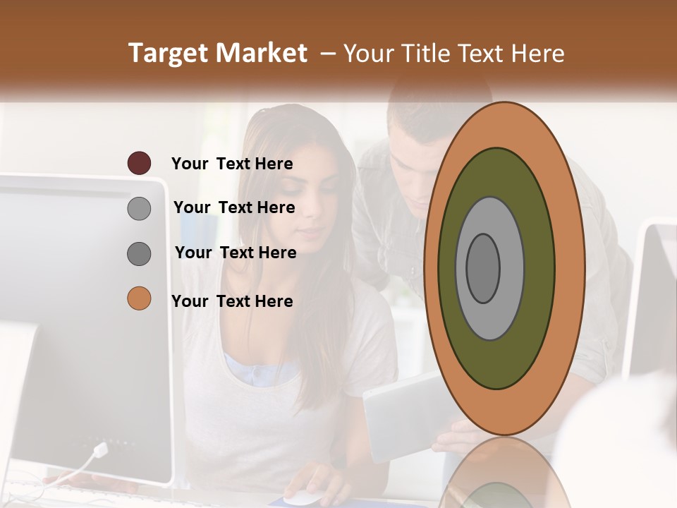 Rent House Model PowerPoint Template