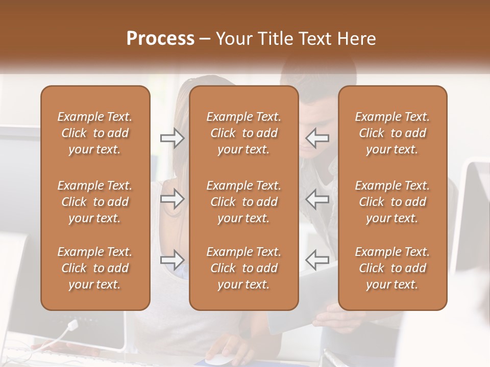 Rent House Model PowerPoint Template