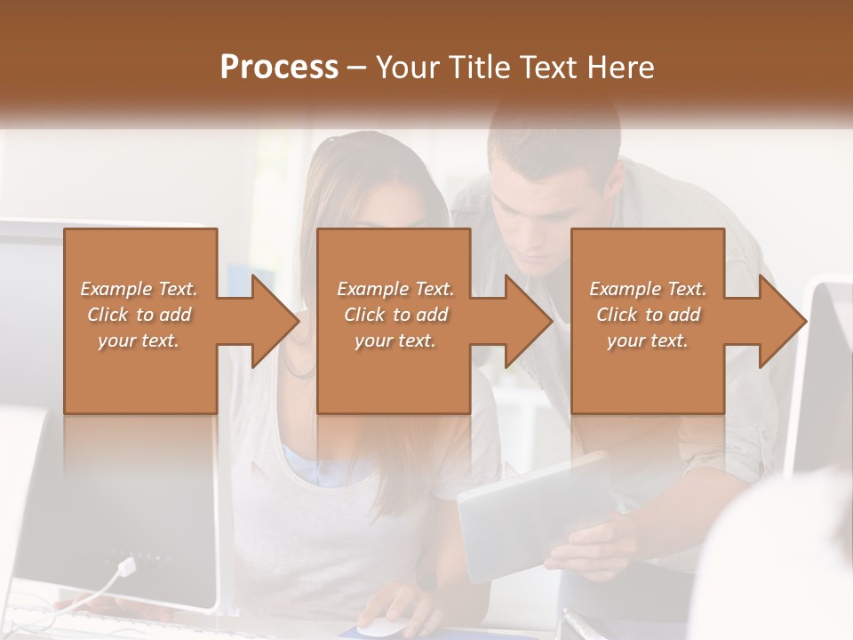 Rent House Model PowerPoint Template