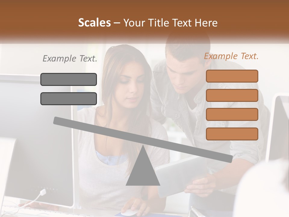 Rent House Model PowerPoint Template