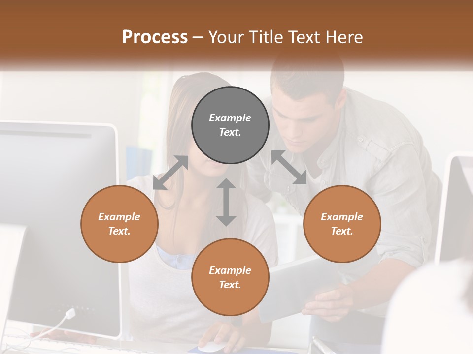 Rent House Model PowerPoint Template