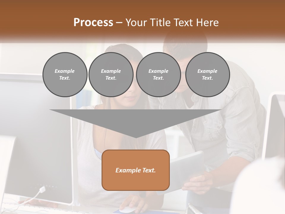 Rent House Model PowerPoint Template