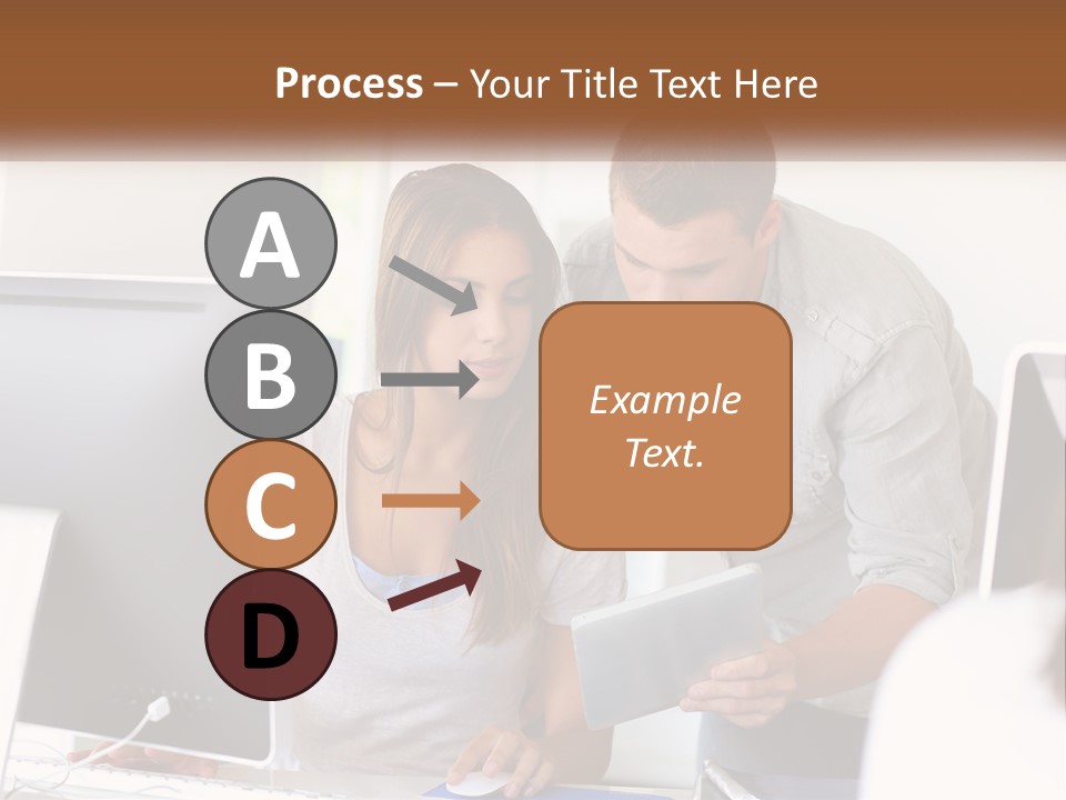 Rent House Model PowerPoint Template
