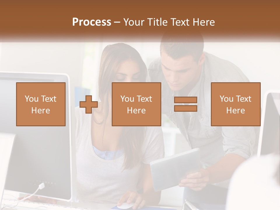 Rent House Model PowerPoint Template