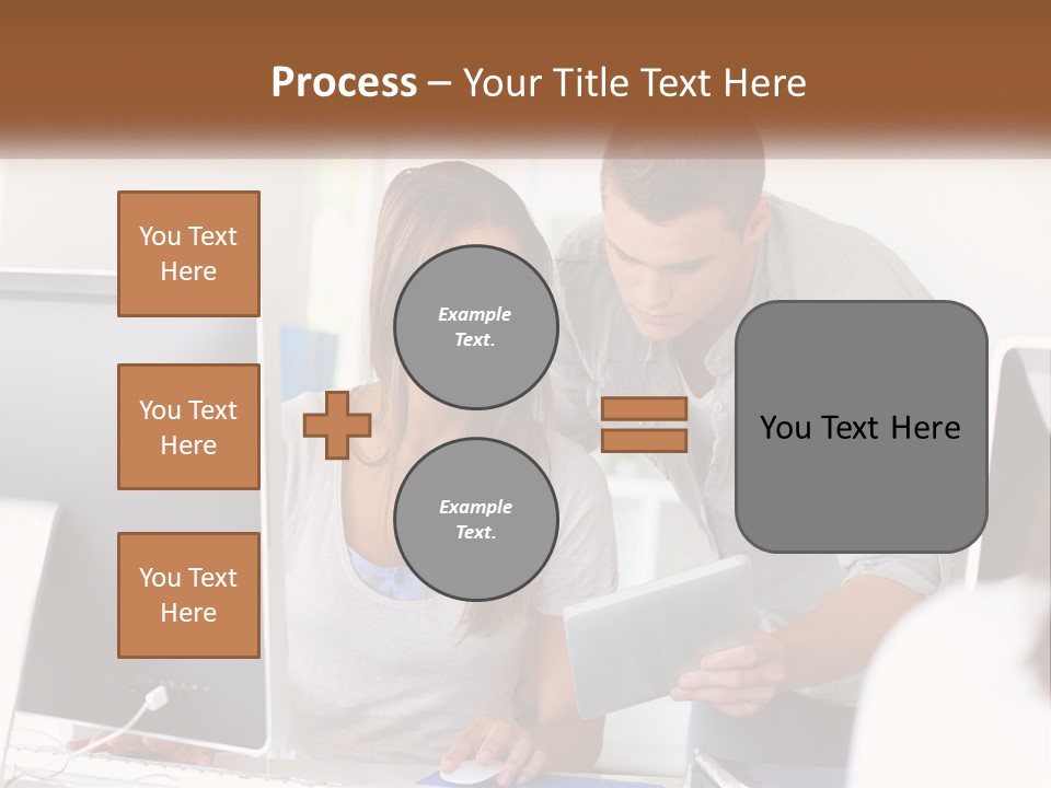 Rent House Model PowerPoint Template