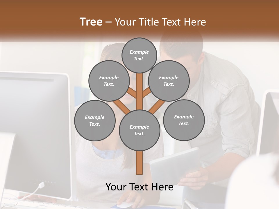 Rent House Model PowerPoint Template