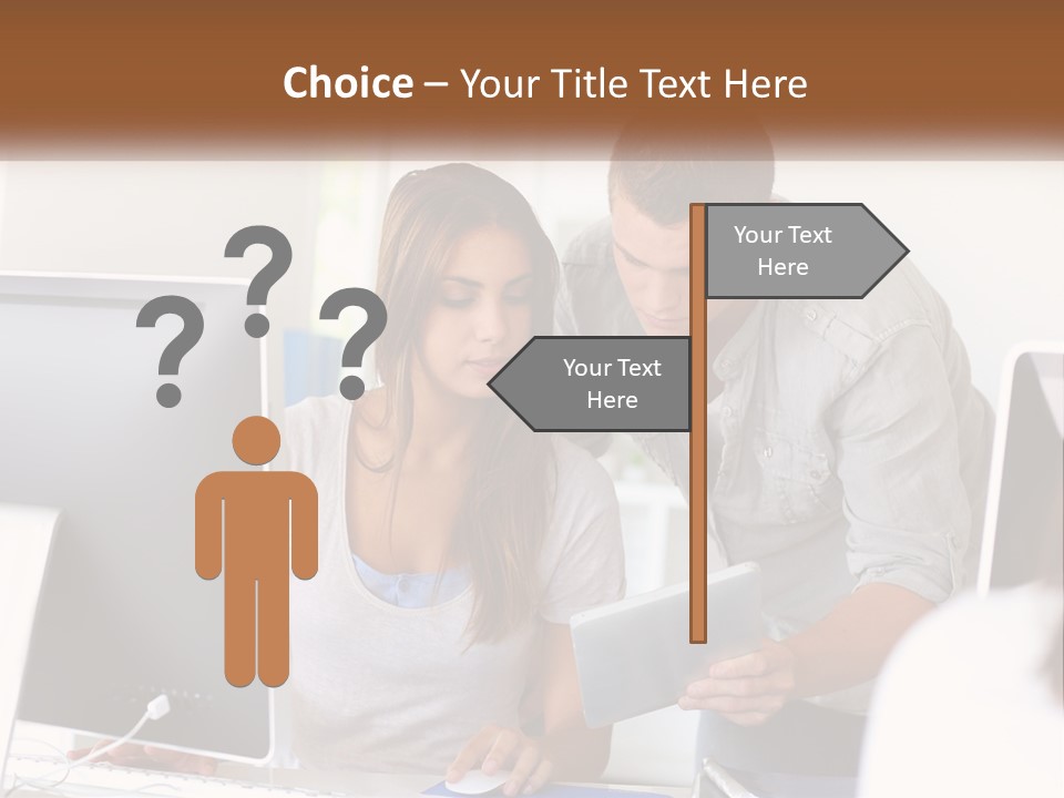 Rent House Model PowerPoint Template