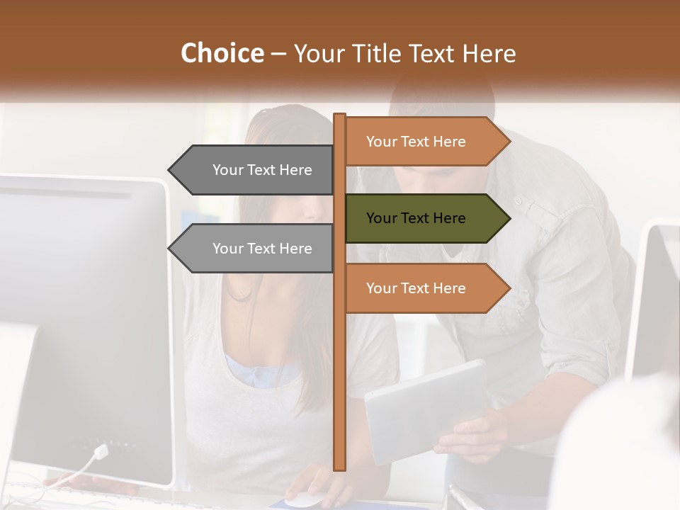 Rent House Model PowerPoint Template