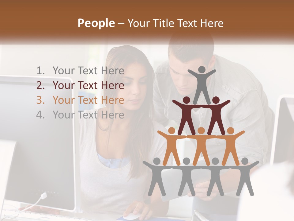 Rent House Model PowerPoint Template