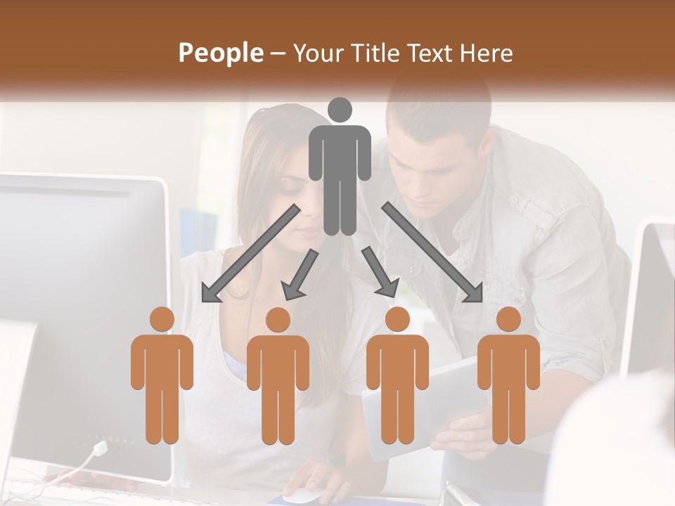 Rent House Model PowerPoint Template